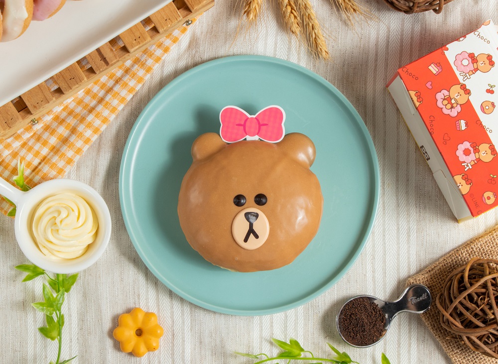 可愛爆擊！Mister Donut×LINE FRIENDS聯名系列新登場，把熊大、熊美、莎莉全部變成超療癒甜甜圈啦！