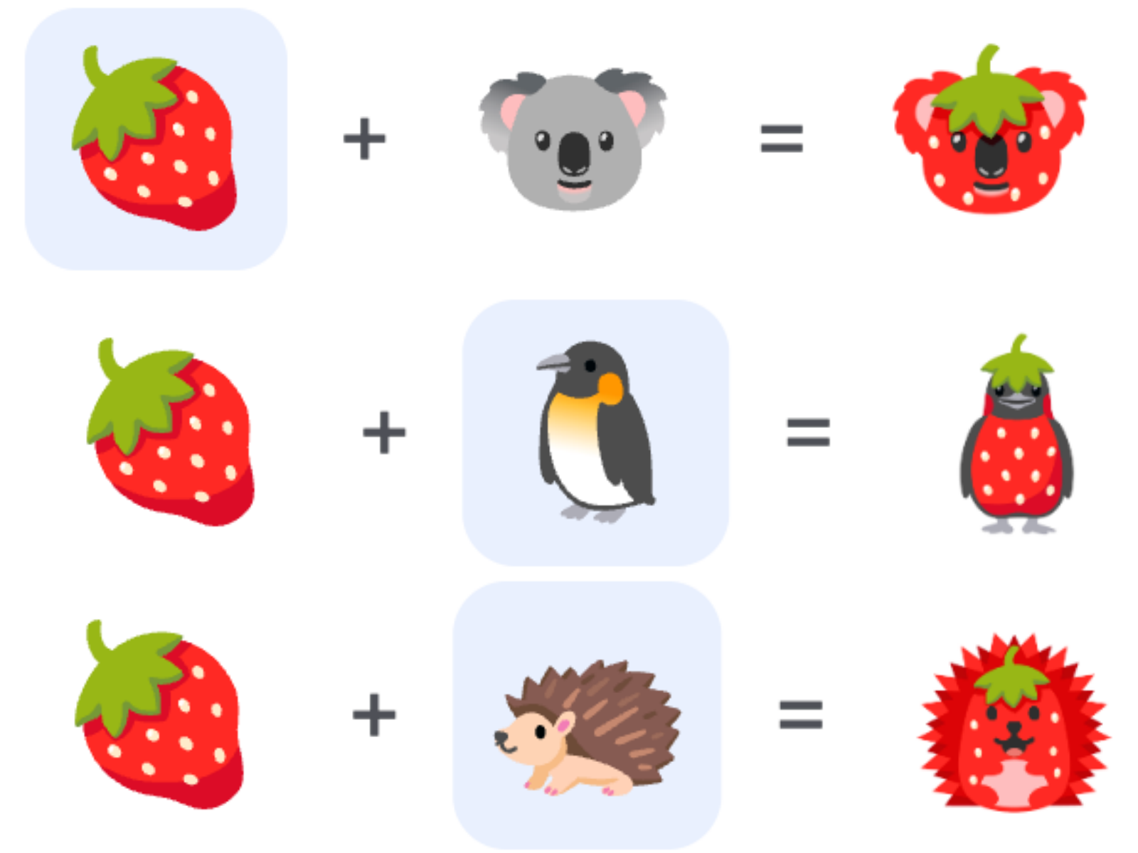 自己的Emoji自己做！Emoji Kitchen讓你自創表情符號，「草間彌生」獨角獸、彩虹熊貓全都可愛炸