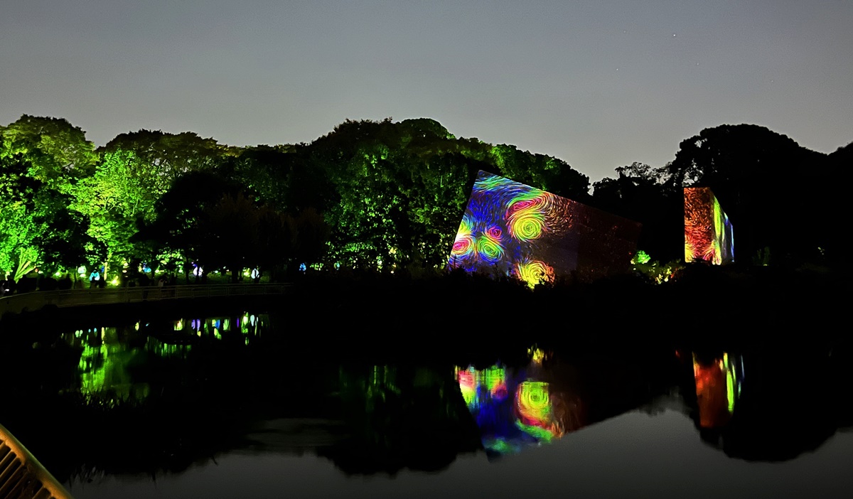 夜晚限定！前進大阪南區的沉浸式藝術展覽：大阪長居植物園夜間常設展 teamLab Botanical Garden Osaka