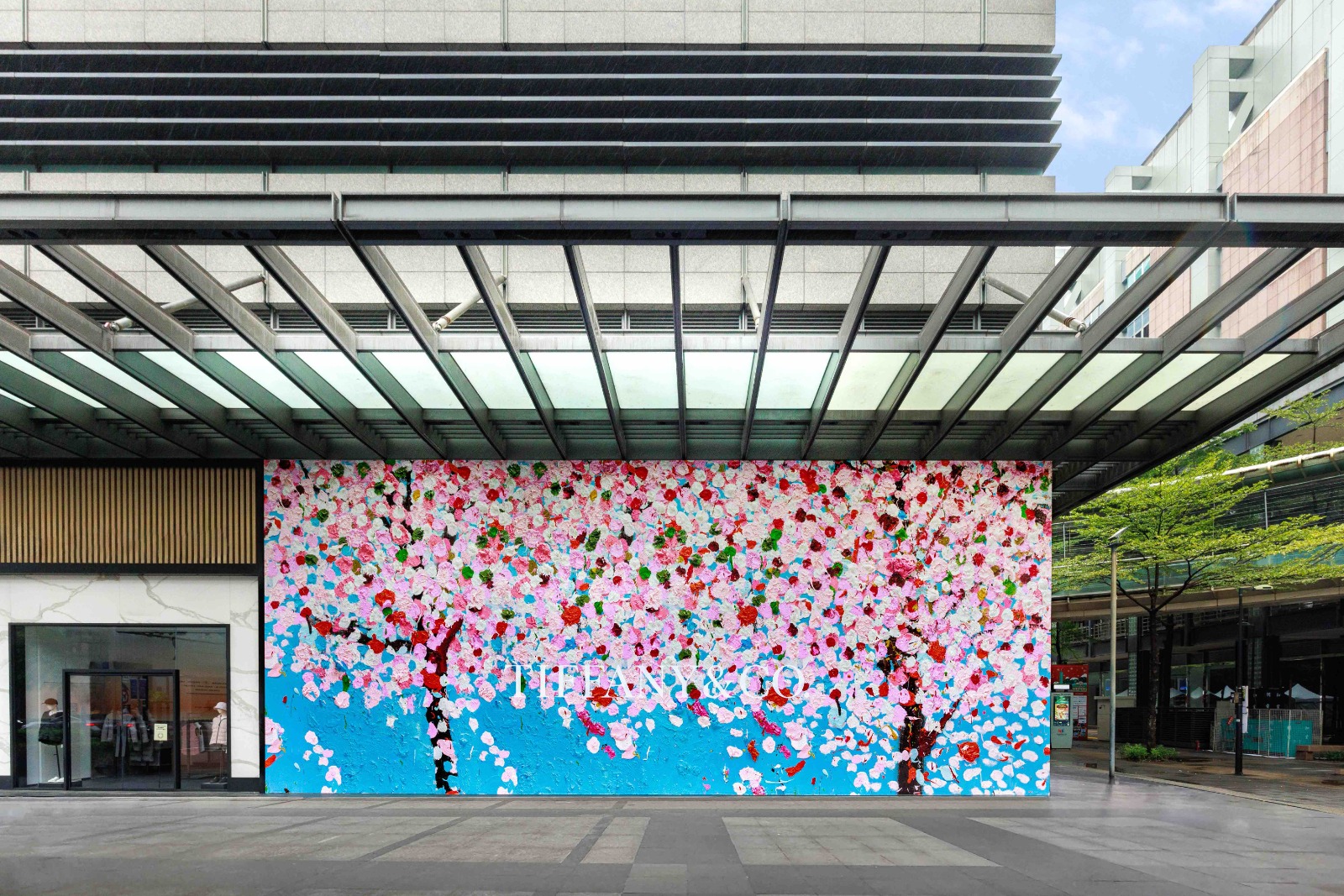 Tiffany旗下Blue Box Café台北店即將開幕！新光三越A9外牆宣傳新裝曝光