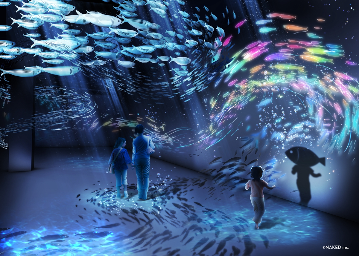 光影沉浸式展覽再進化！日本影像團隊推《NAKED OCEAN IN TAIPEI 光之影海洋展》，8大亮點特色一次看