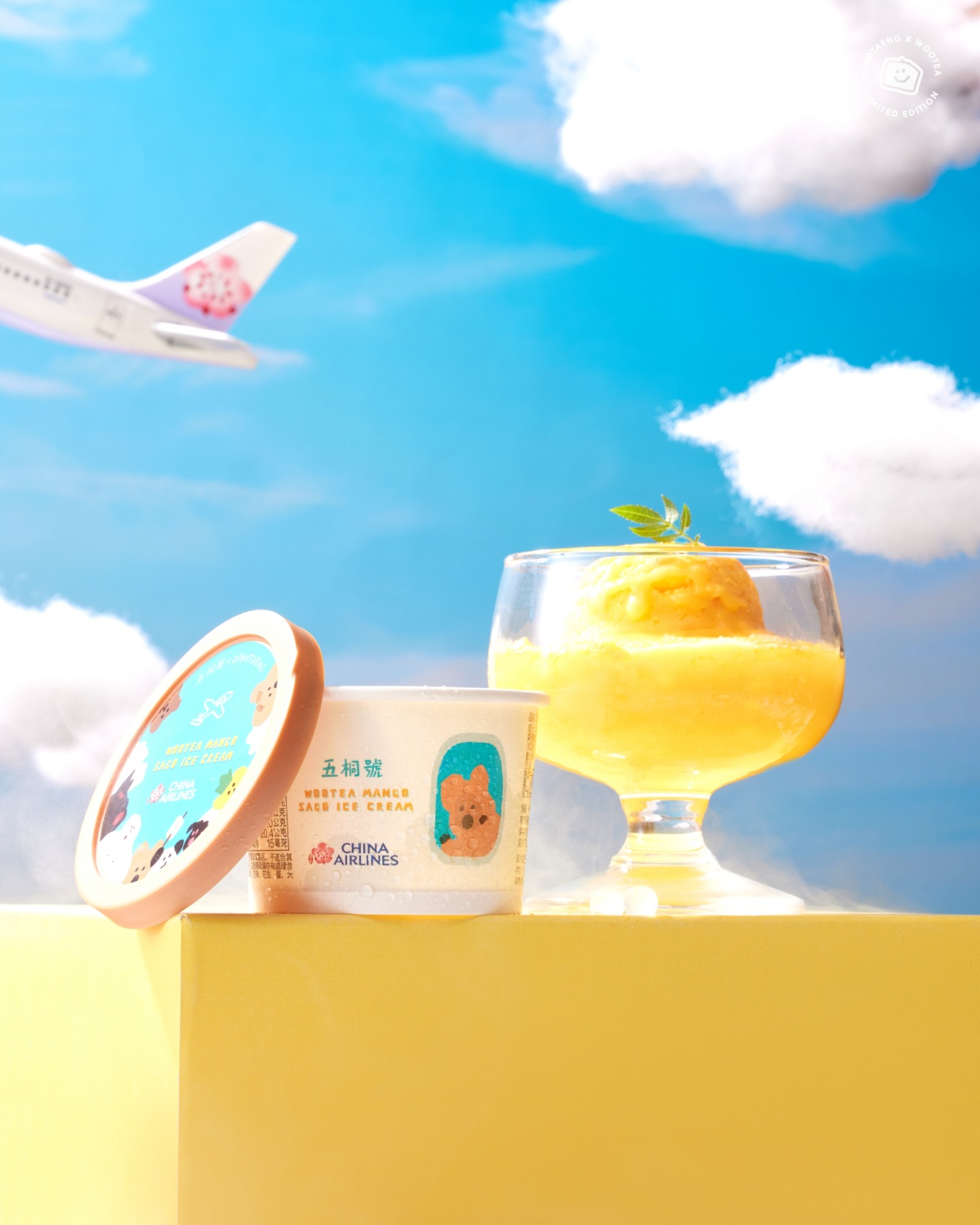 讓經濟艙、豪華經濟艙及商務艙的所有旅客，都有機會在飛機上品嚐最能代表台灣文化的「茶」味甜點。