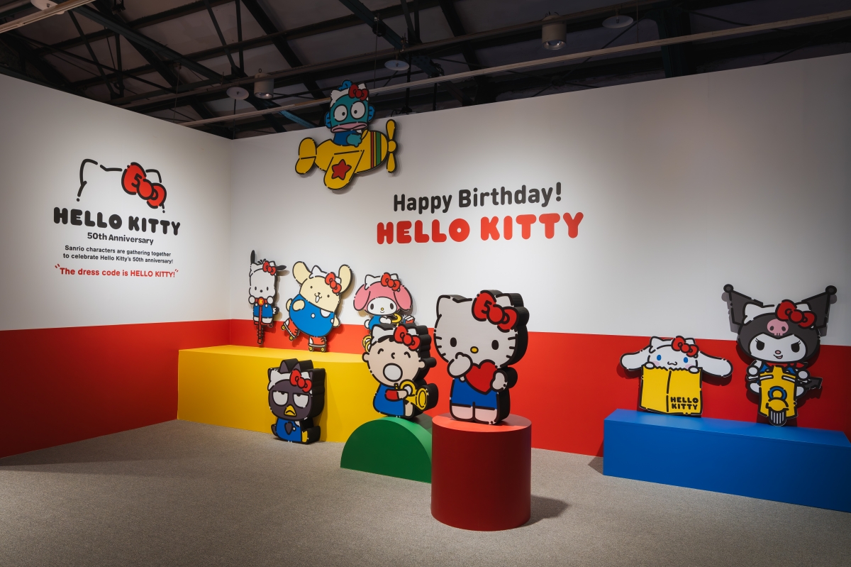 Hello Kitty 50週年特展台北華山開展：巨型裝置、各種造型讓你更加認識Hello Kitty