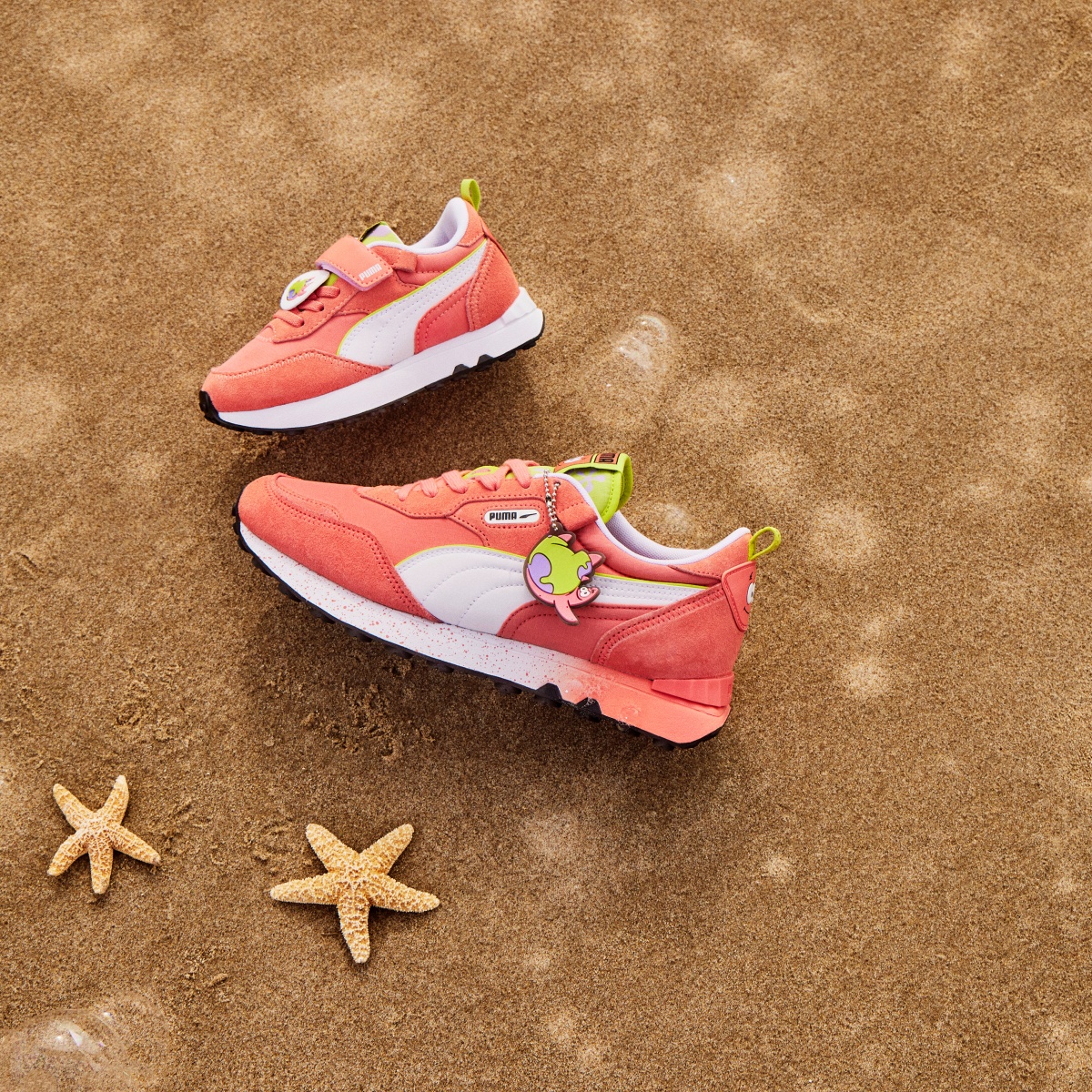 2023卡通聯名球鞋太可愛！PUMA×海綿寶寶、adidas×Hello Kitty全都又萌又時髦