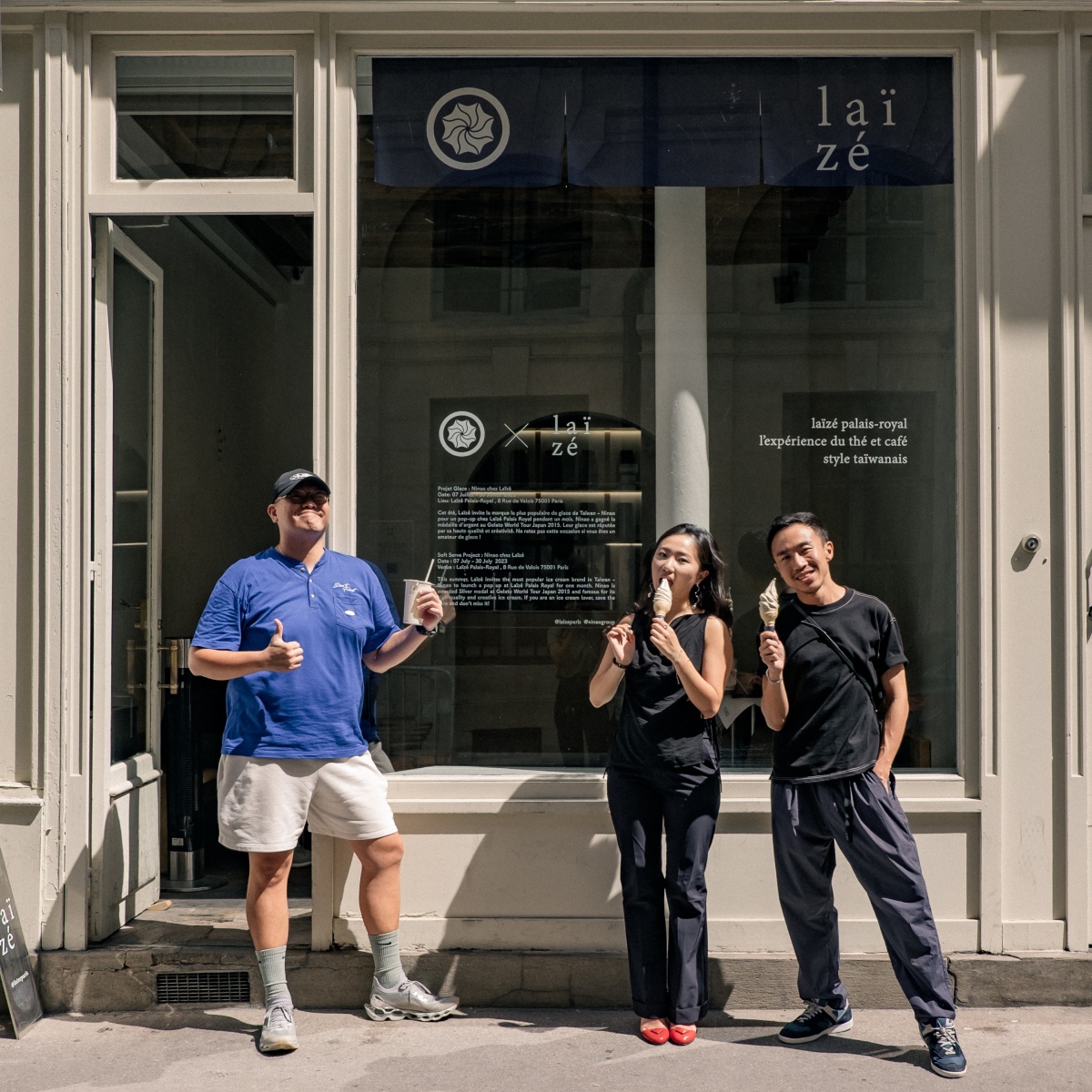 法國也吃得到「蜷尾家」了！快閃巴黎最美茶飲店「laïzé」推台灣茶口味霜淇淋，用美食散步浪漫之都