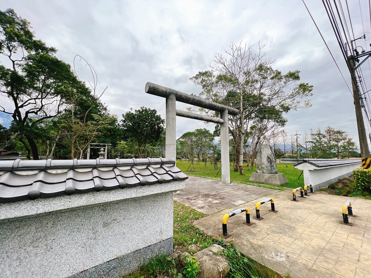 林田神社、菸樓，過去的遺跡仍存在