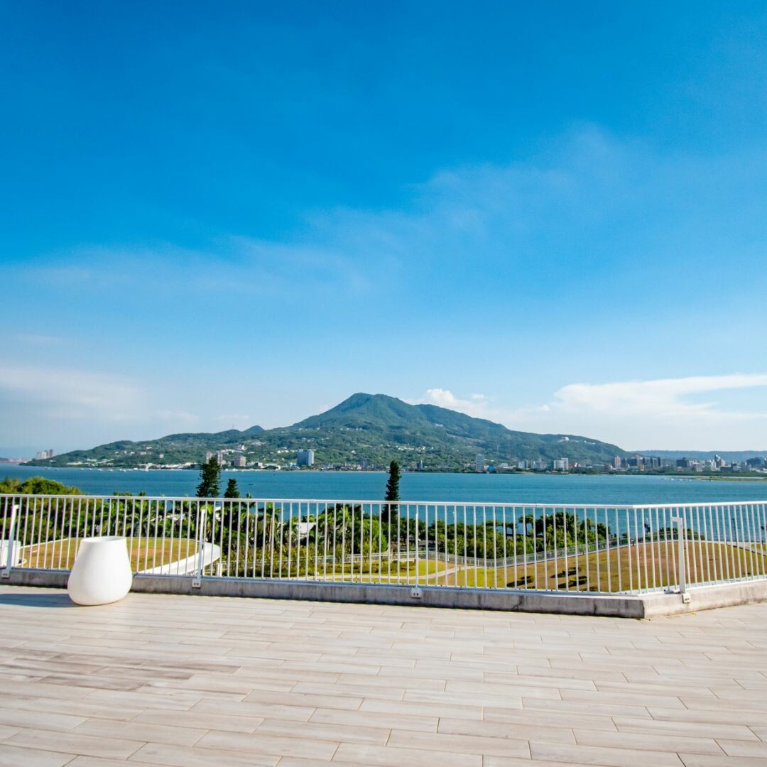 賞淡水河夕陽的秘境：滬尾藝文休閒園區