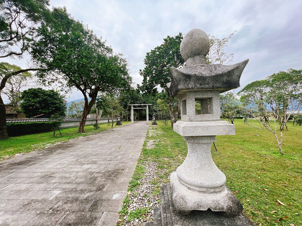林田神社、菸樓，過去的遺跡仍存在