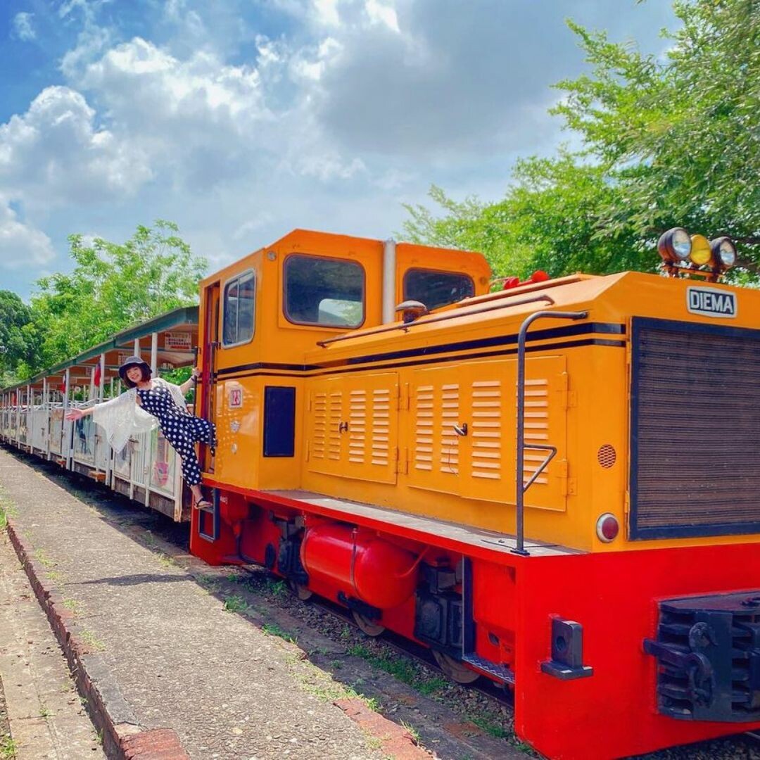 蒜頭糖廠-蔗埕文化園區：吃冰體驗五分車